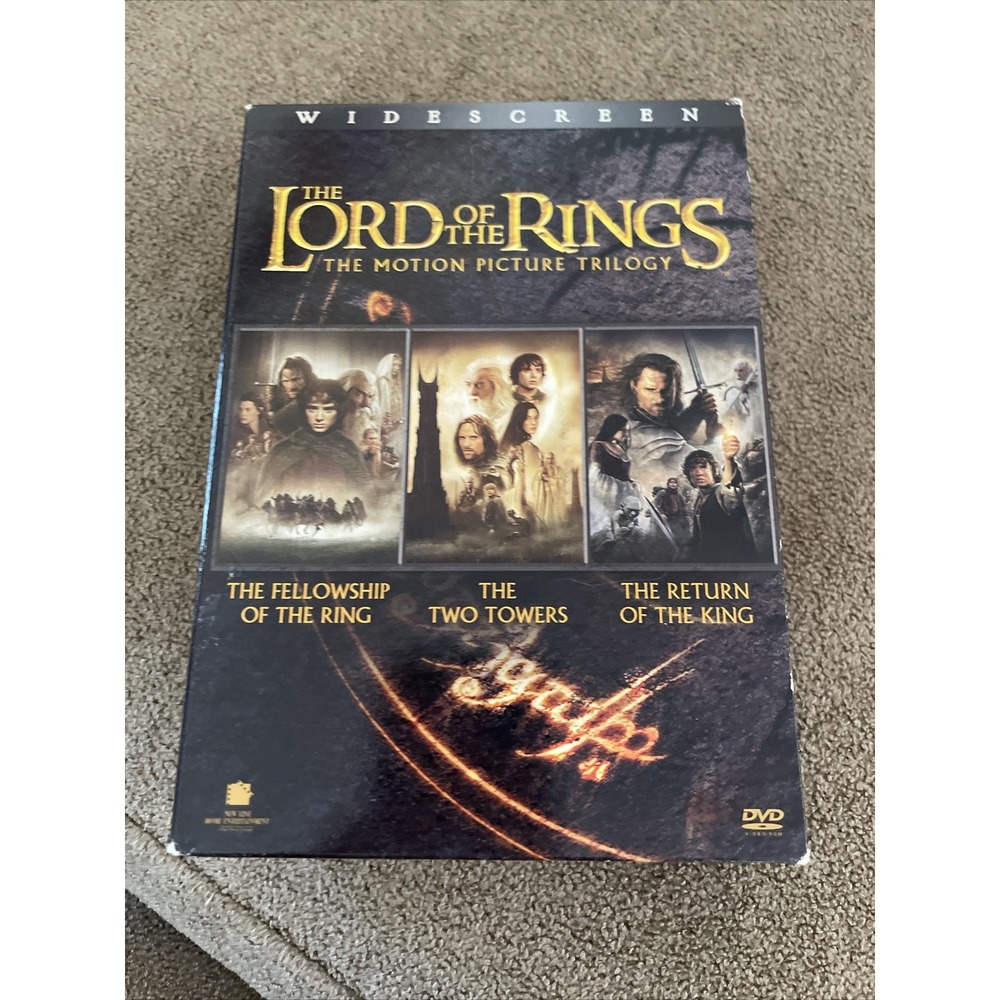 The Lord of the Rings Trilogy - Widescreen Edition DVDs Collection with Box